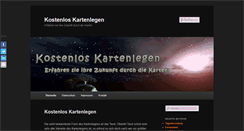 Desktop Screenshot of kostenloskartenlegen.net